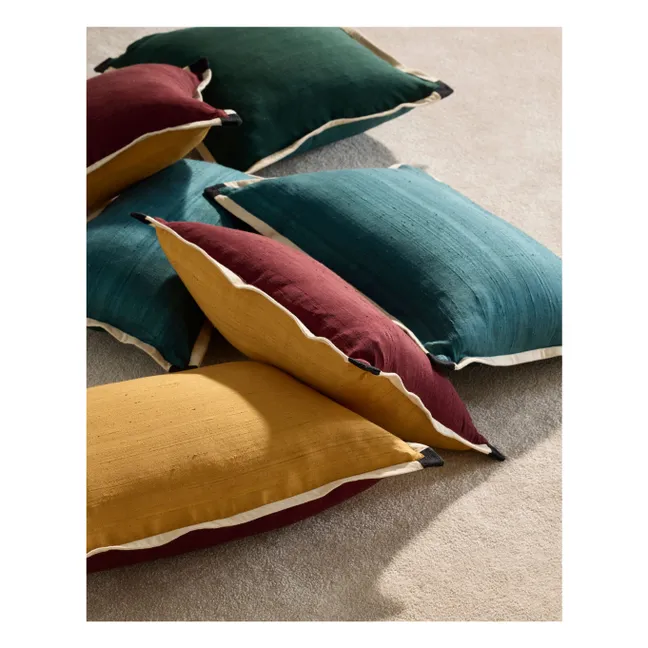 Coussin réversible Séquence | Ocre