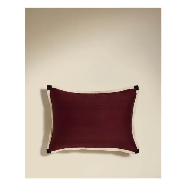Coussin réversible Séquence | Ocre