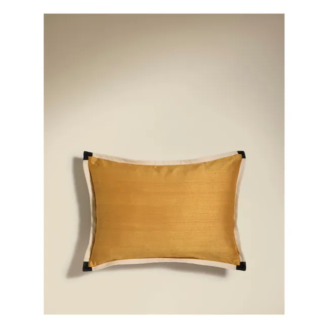 Coussin réversible Séquence | Ocre