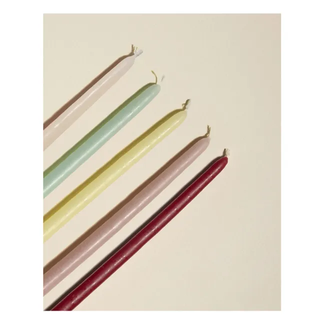 Fine candles - Set of 10 | Pastel