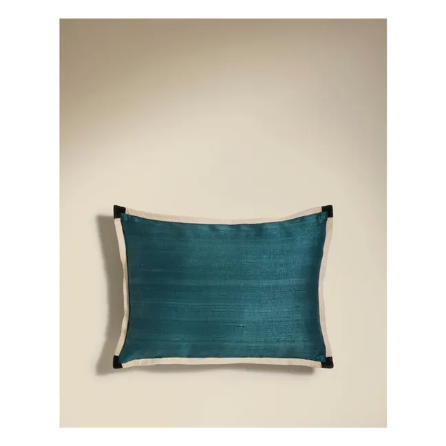 Coussin réversible Séquence | Bleu Sarah