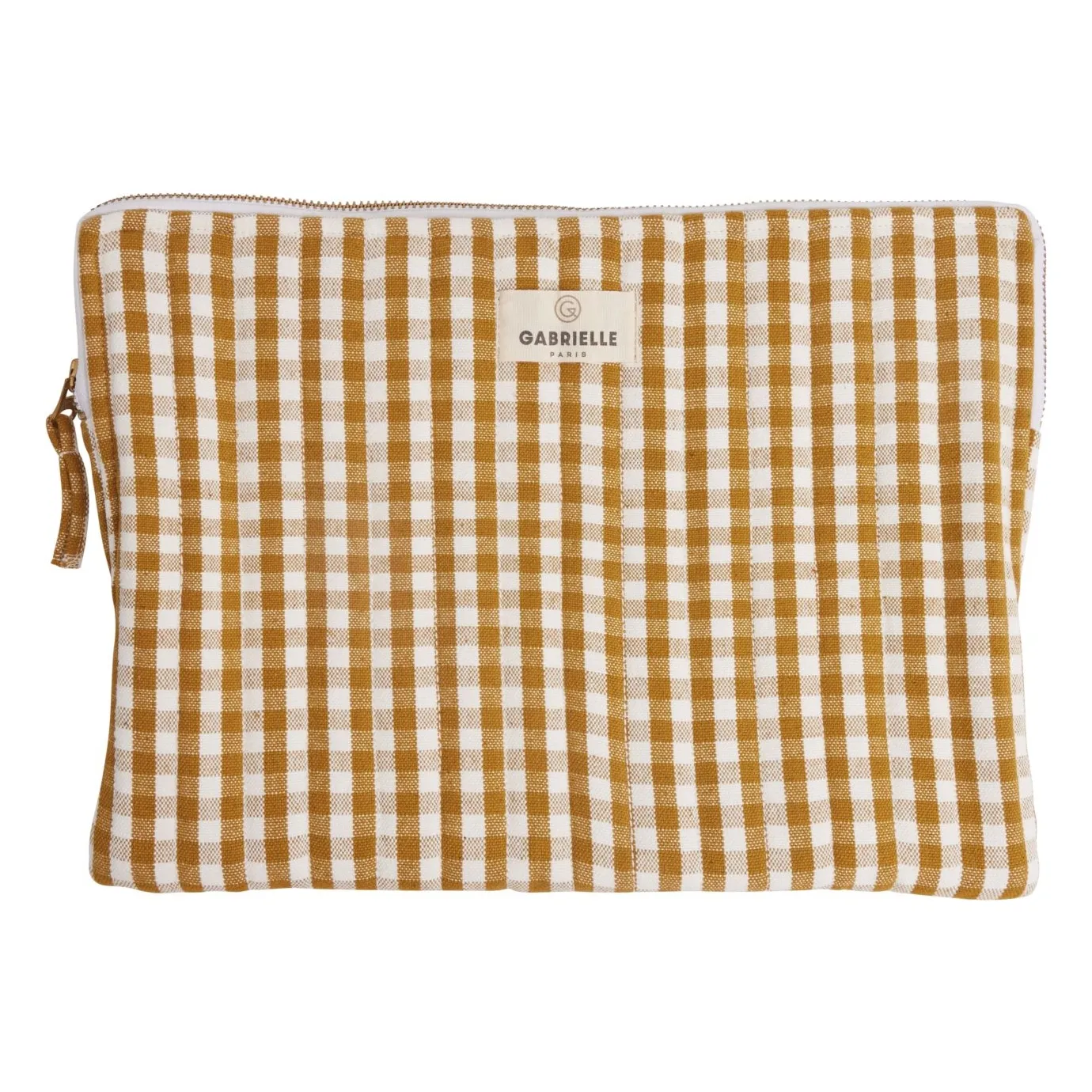 Gabrielle Paris Yellow Curry Colour Vichy Computer Case