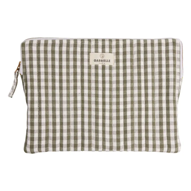 Computertasche Vichy | Khaki