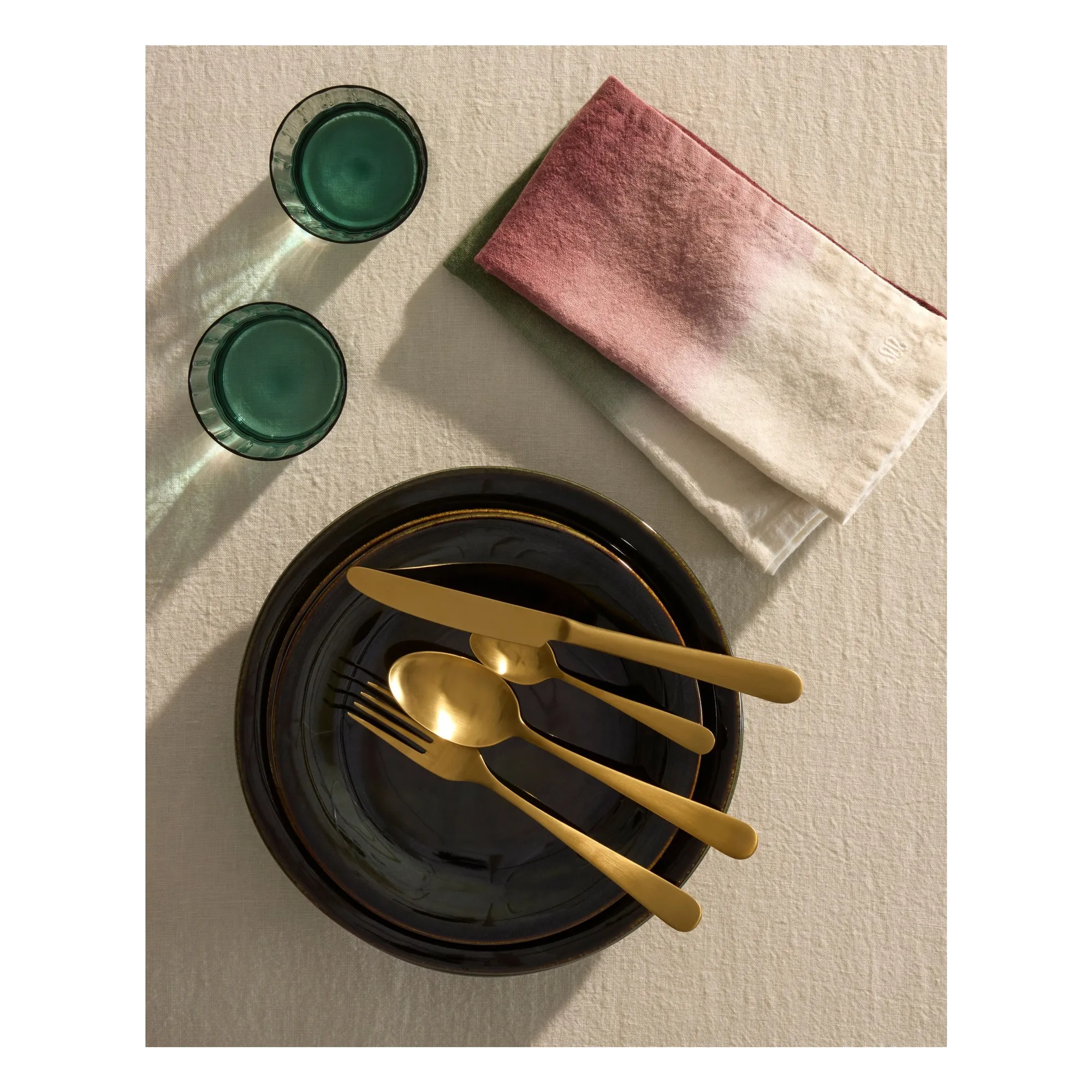 Rideau Dip Dye | Carmin- Image produit n°2