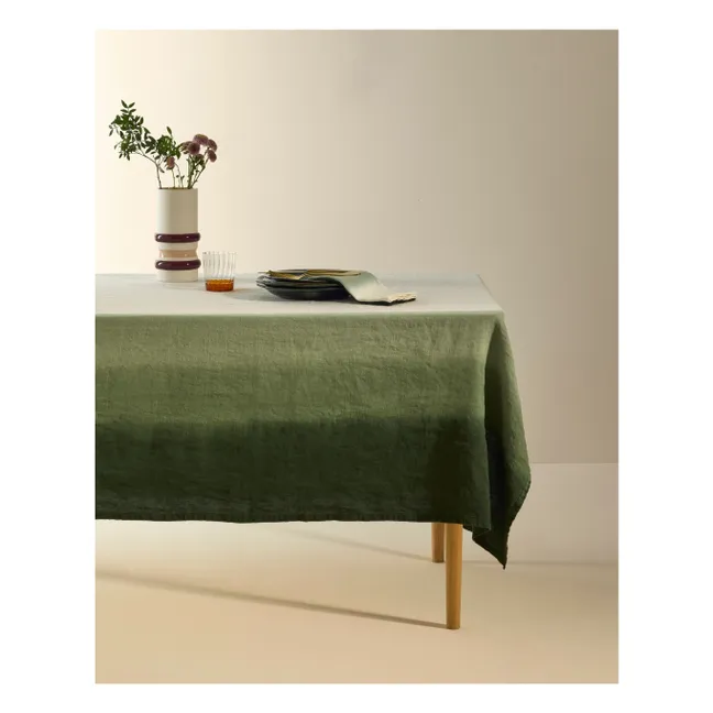 Cortina de tinte por inmersión | Verde bosque