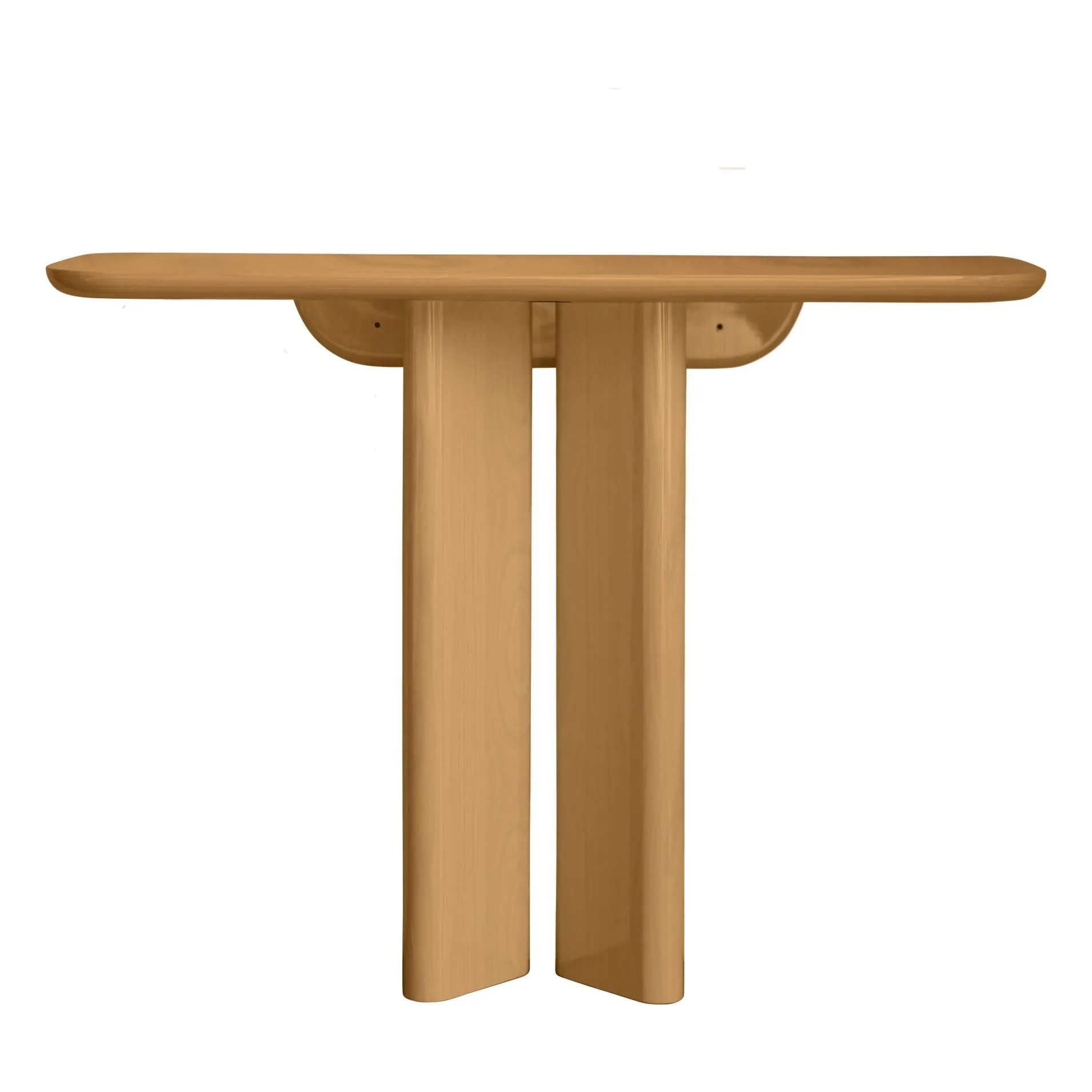 Gabrielle Paris Natural Wooden Lou Console