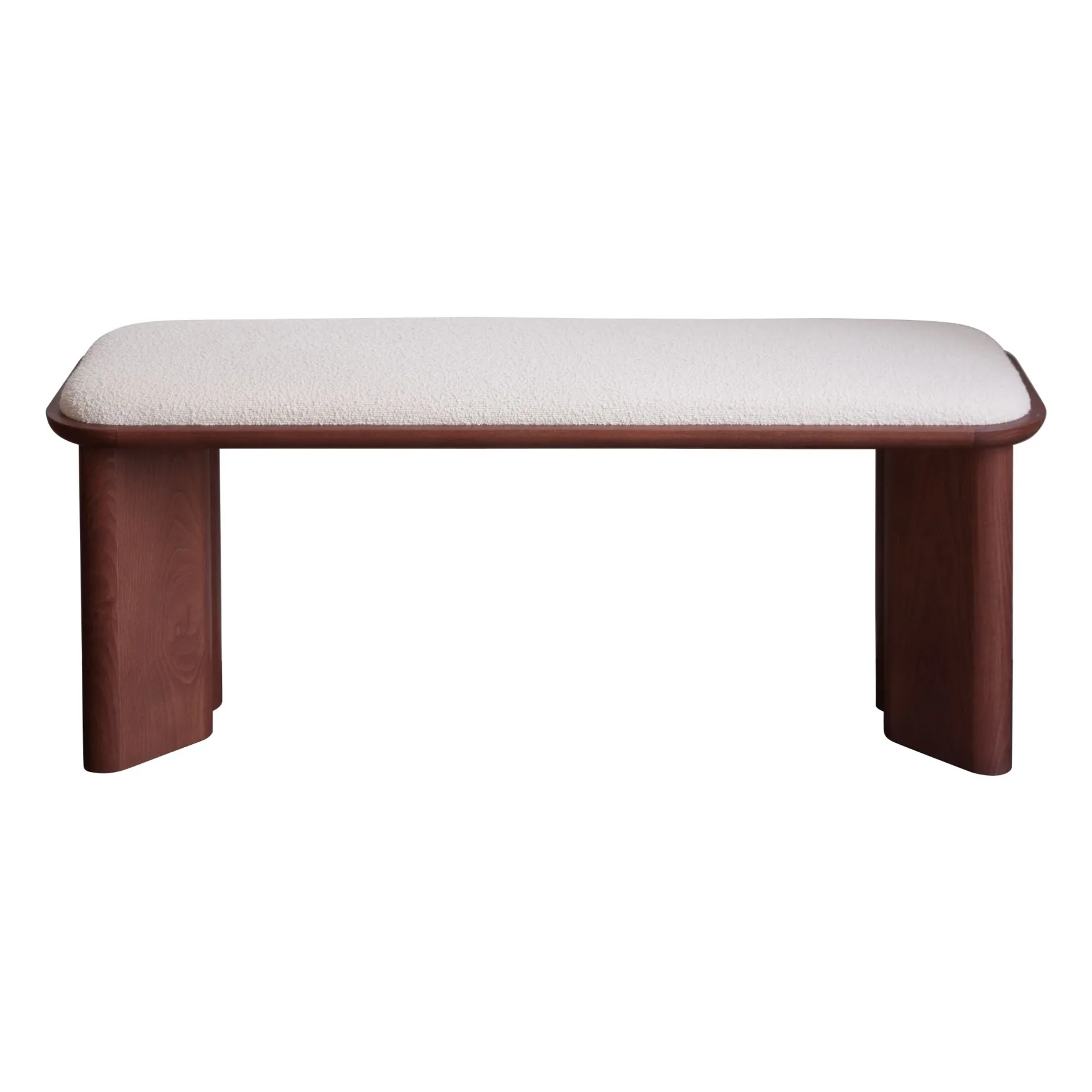 Gabrielle Paris Walnut Wooden Lazarus Bench