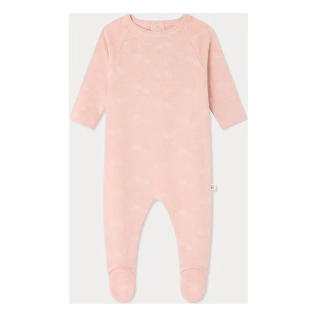 Pijama de algodón ecológico Tif | Rosa empolvado