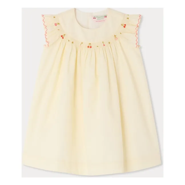 Vestido Amantine de algodón orgánico | Crudo