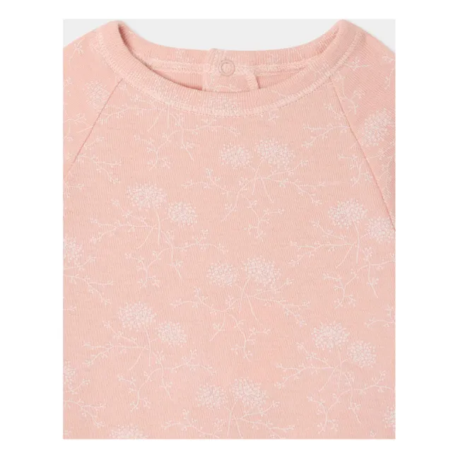 Pyjama Tif Bio-Baumwolle | Puderrosa