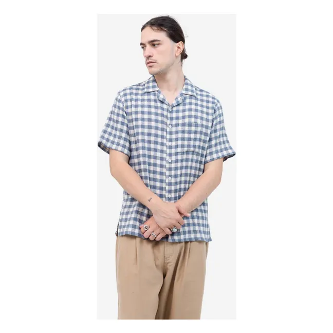 Camisa a cuadros Aloha | Azul