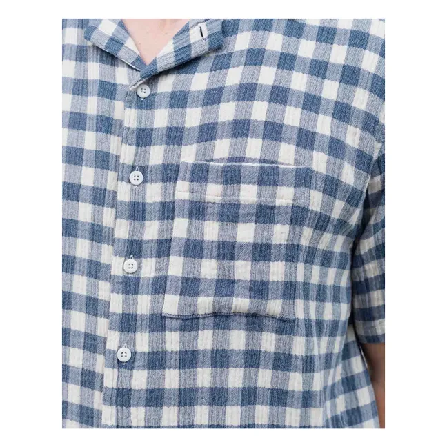 Camisa a cuadros Aloha | Azul