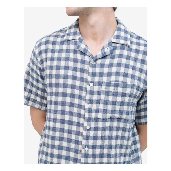 Camisa a cuadros Aloha | Azul