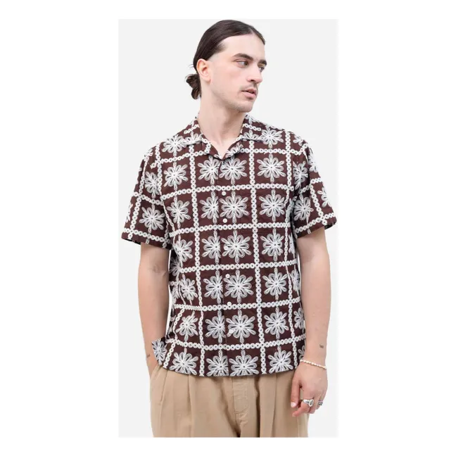 Camisa Aloha Khaju | Marrón