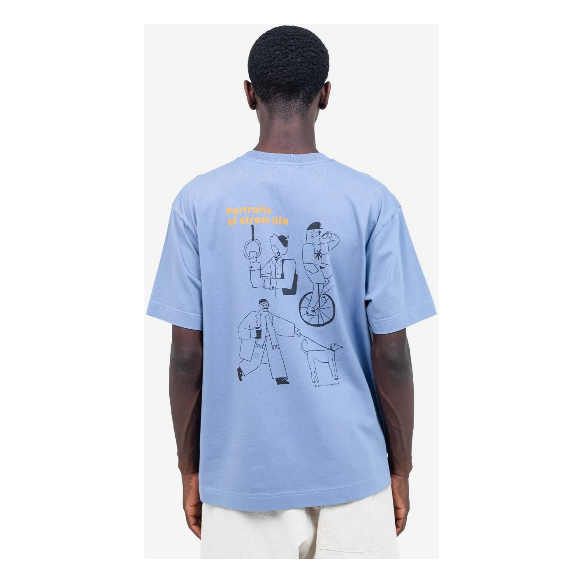 Olow Azure Blue People T-Shirt