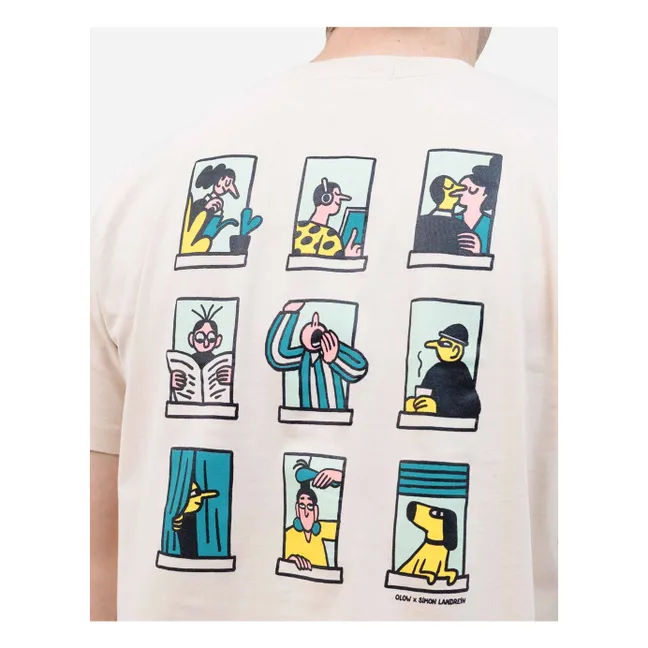 Camiseta del edificio | Crema