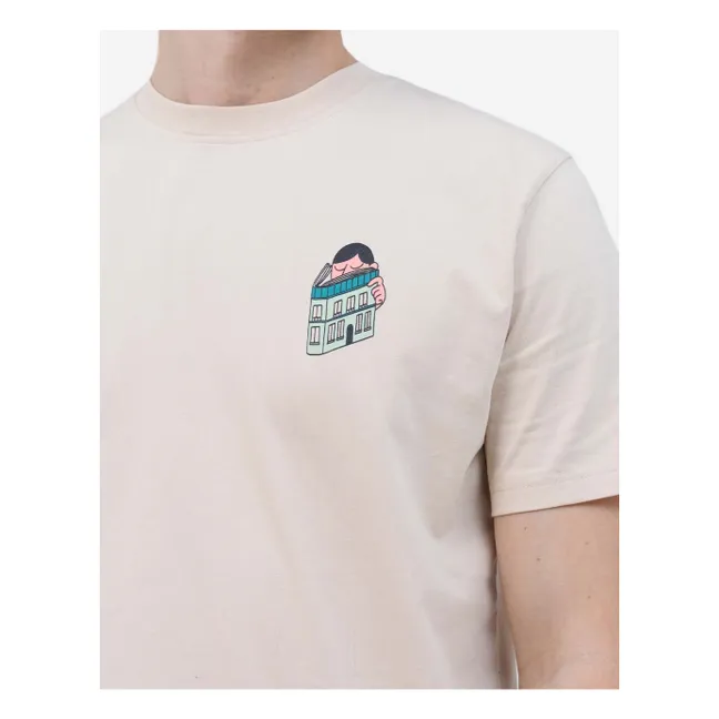 Camiseta del edificio | Crema