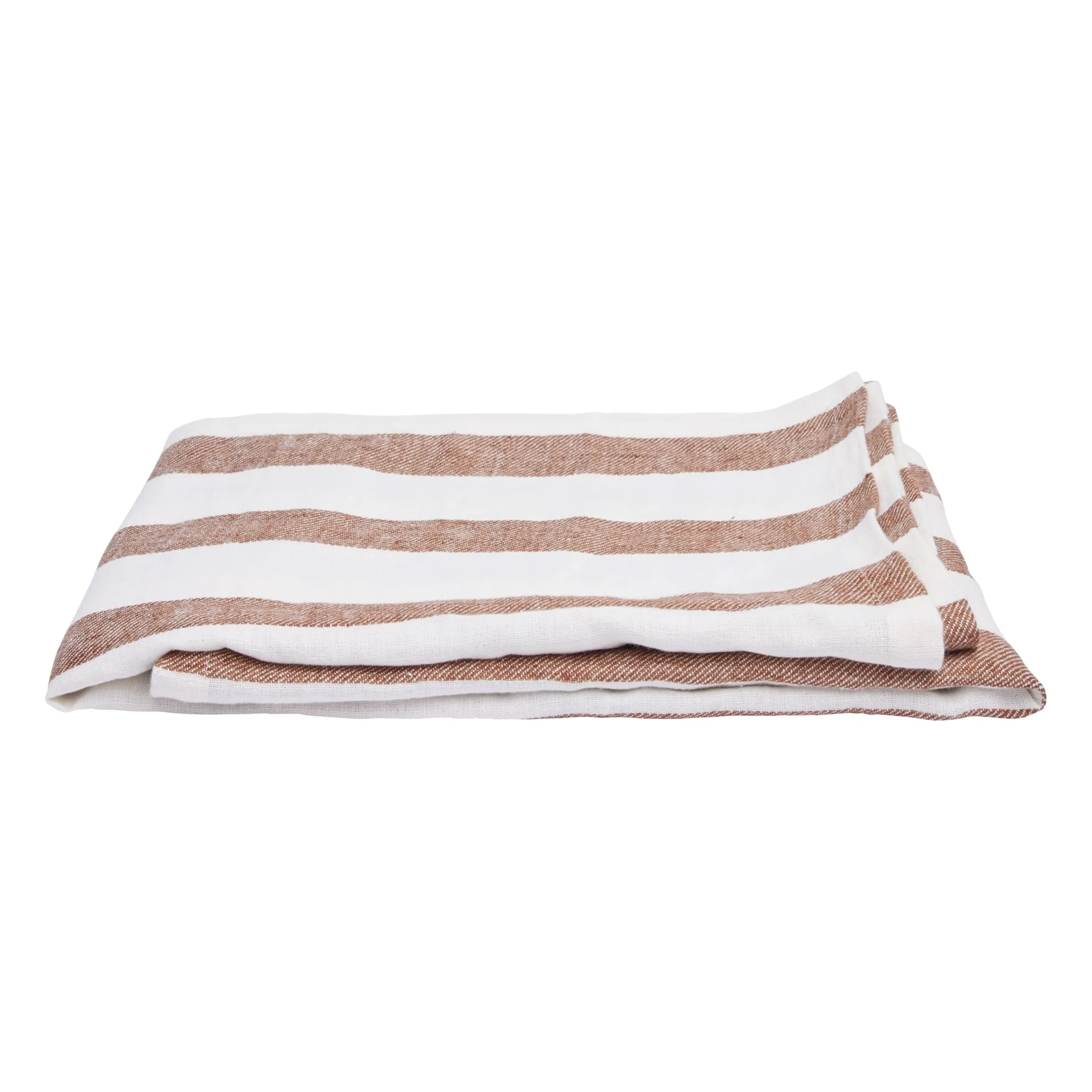 Gabrielle Paris Terracotta Bastide Linen Tablecloth