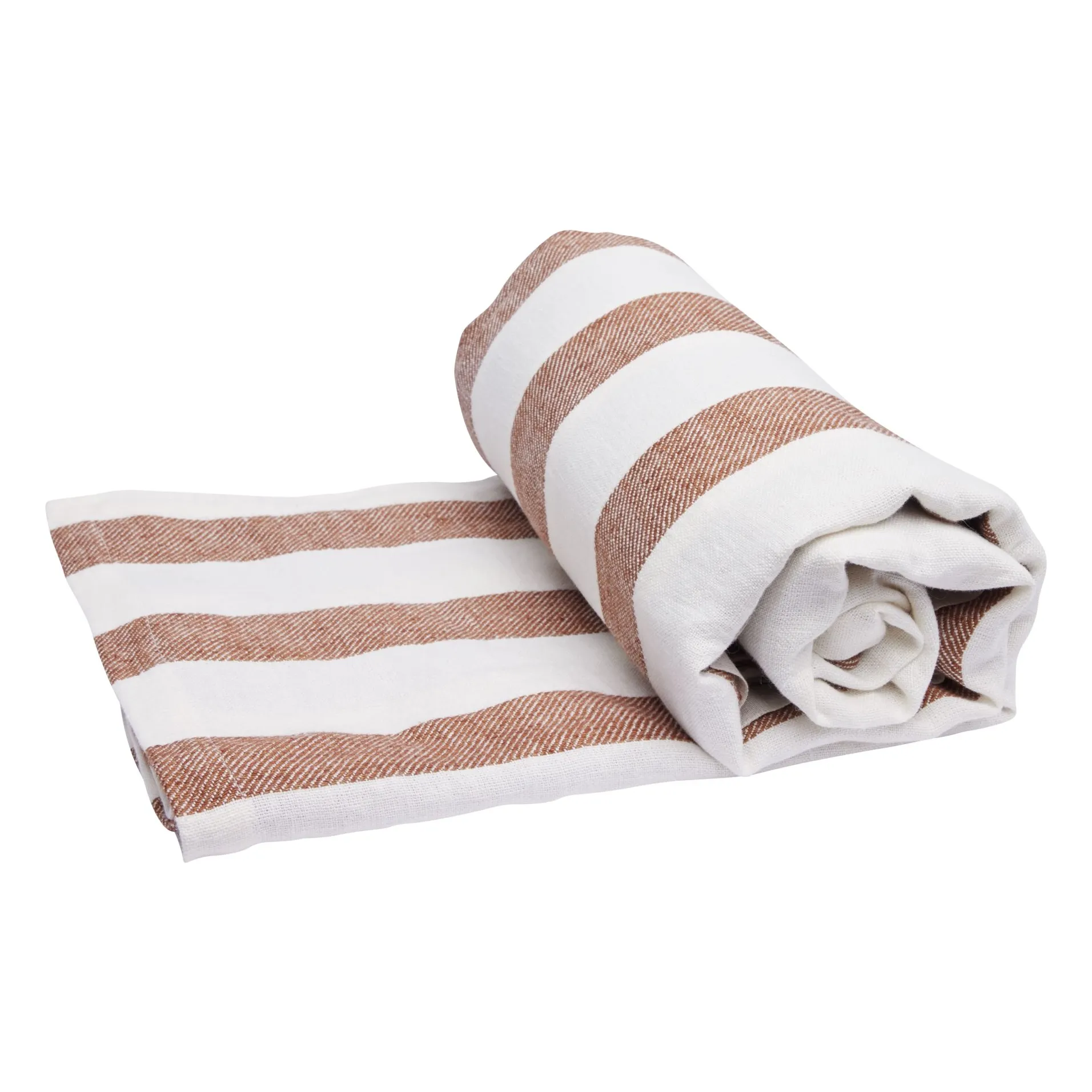 Gabrielle Paris Terracotta Bastide Linen Bedspread