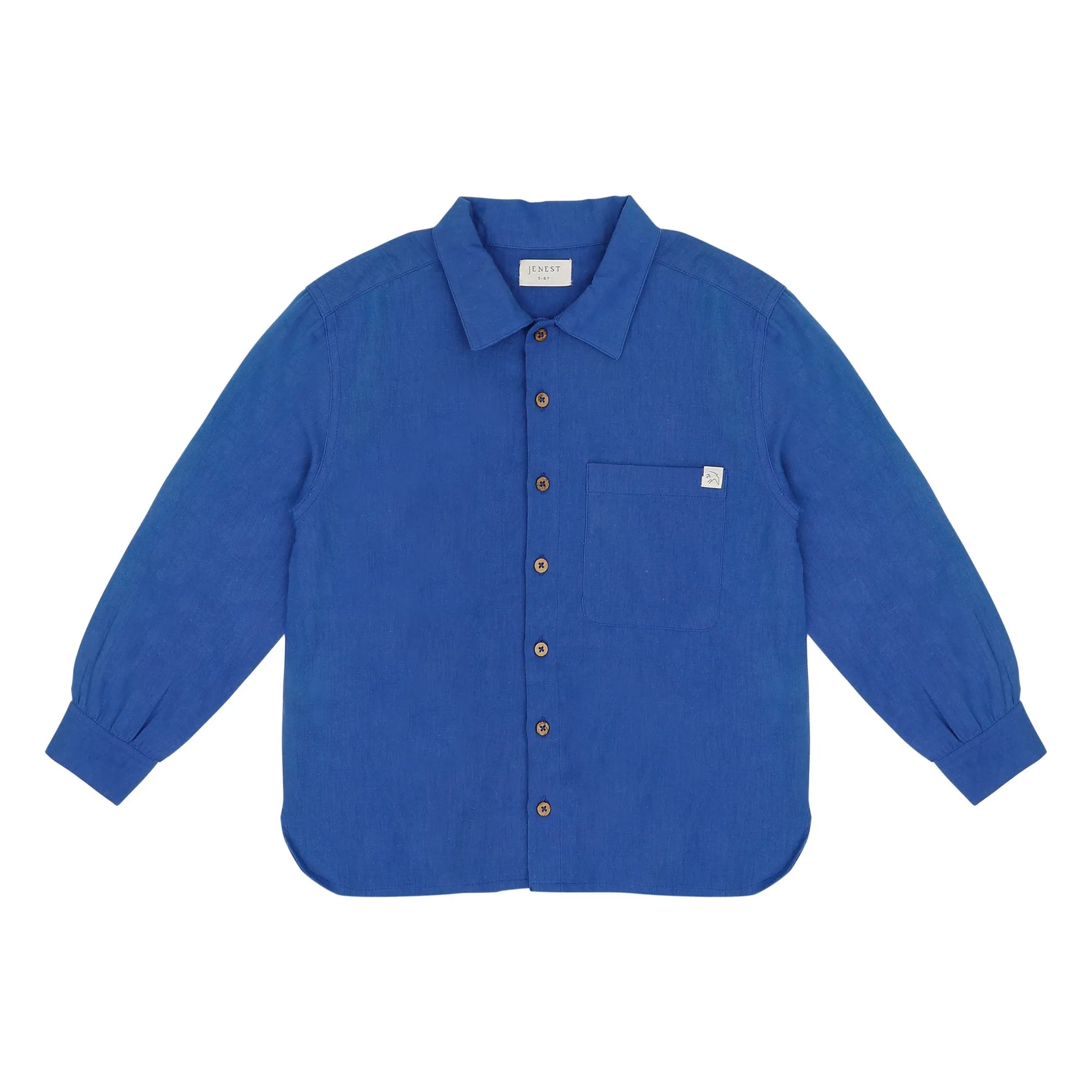 Jenest Cobalt Lef Linen Shirt