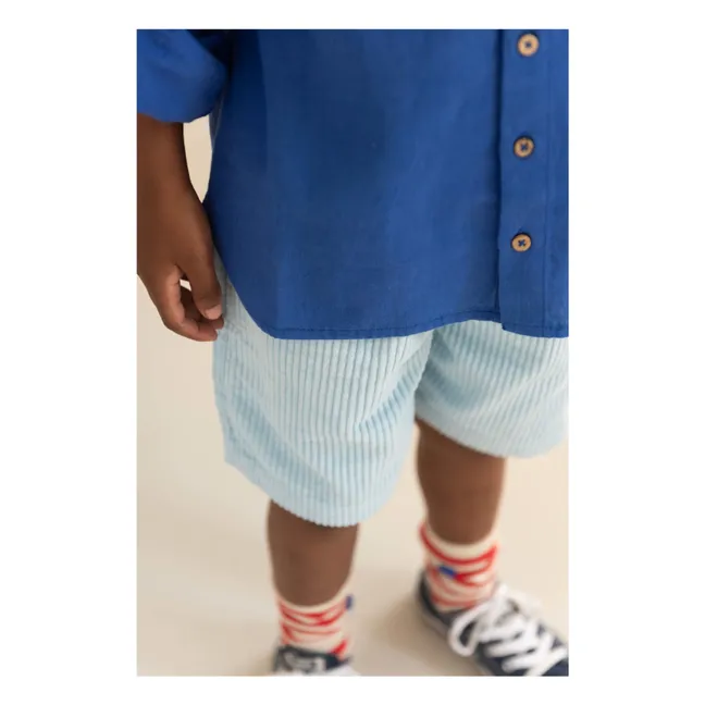 Camisa Lef Linen | Cobalto