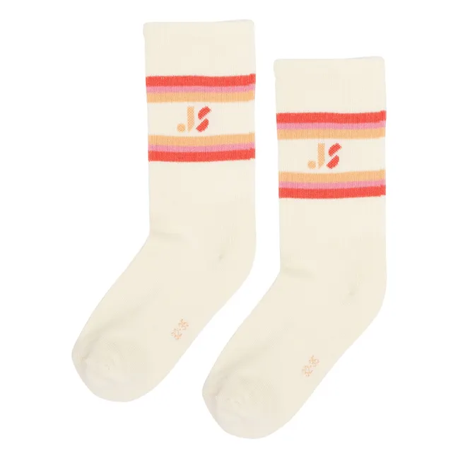 Js Sport Calcetines de algodón orgánico | Crudo