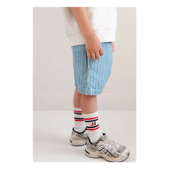 Chaussettes Js Sport Coton Bio | Gris clair