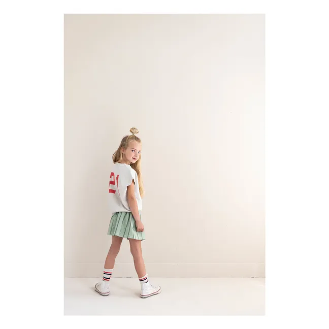 Joey 21 organic cotton sleeveless sweatshirt | Light grey