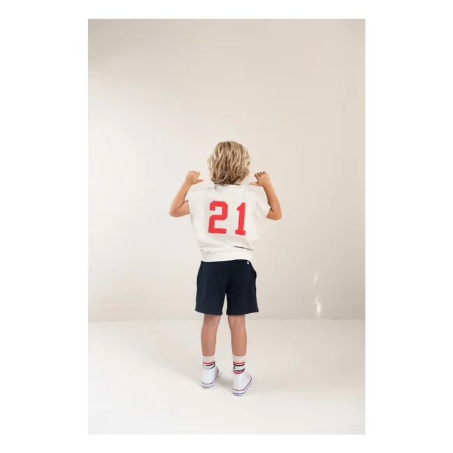 Joey 21 organic cotton sleeveless sweatshirt | Light grey