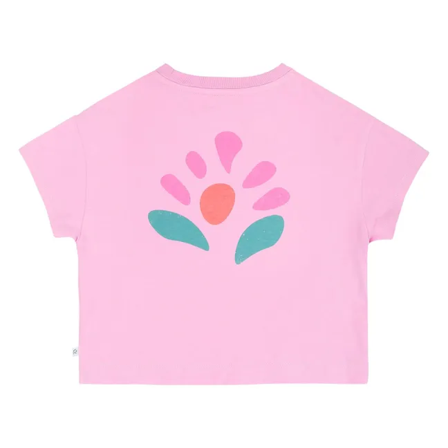 Camiseta Livia de algodón orgánico | Rosa