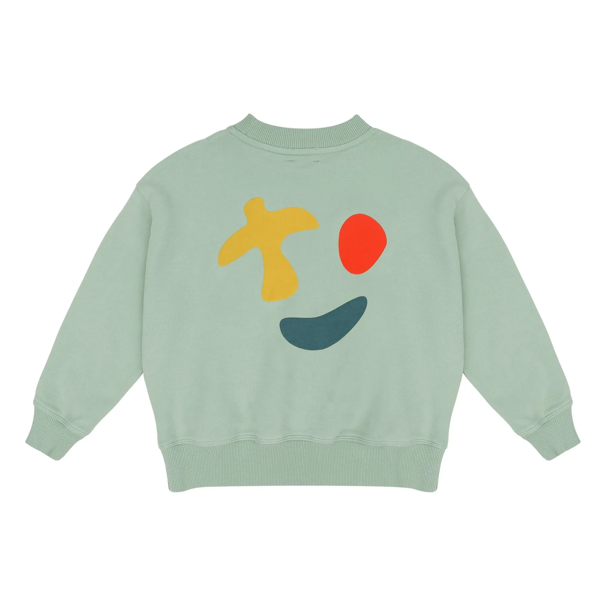 Jenest Almond Green Happy Bird Organic Cotton Sweatshirt
