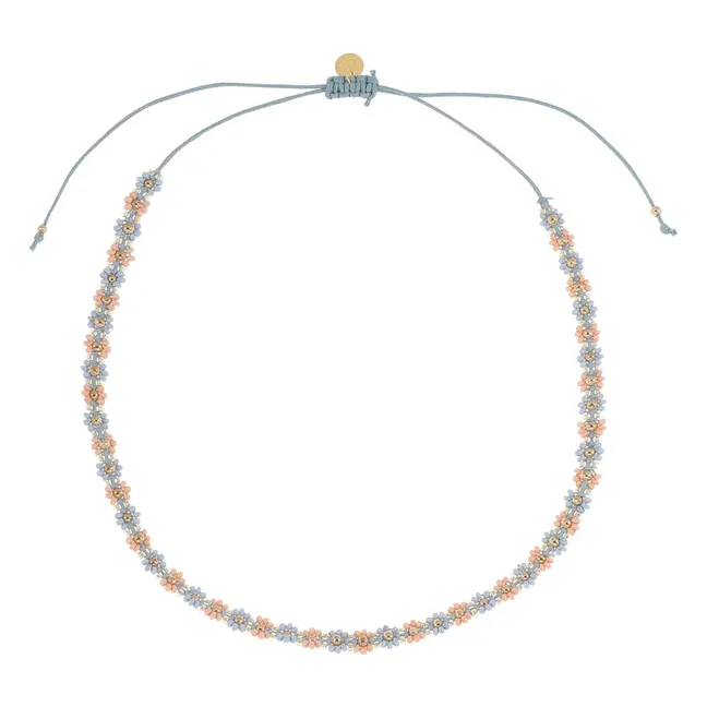 Collar de flores | Azul