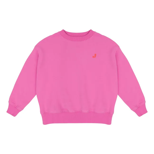 Sweat Happy Bird Coton Bio | Rose fuschia