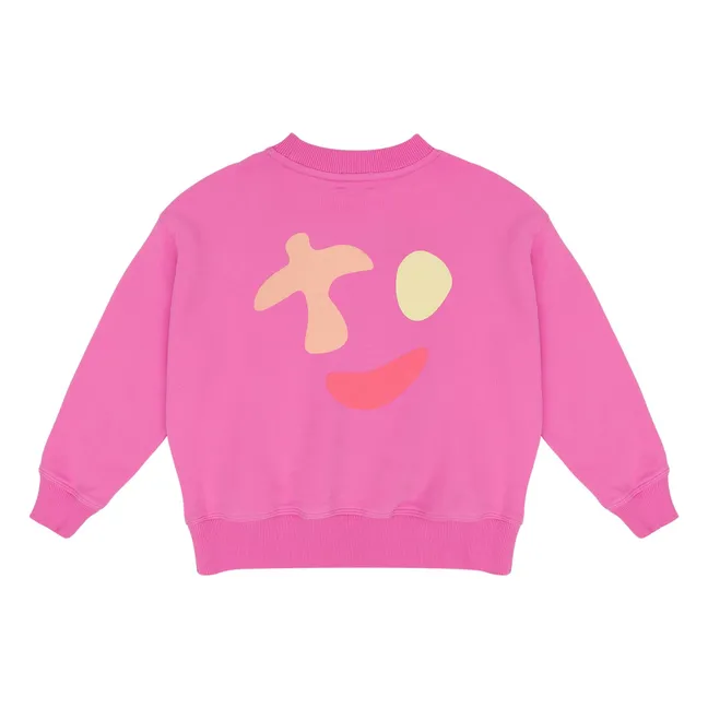Sweat Happy Bird Coton Bio | Rose fuschia
