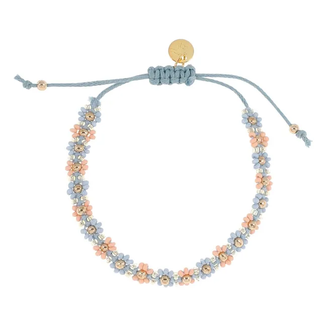 Bracelet Flower | Bleu