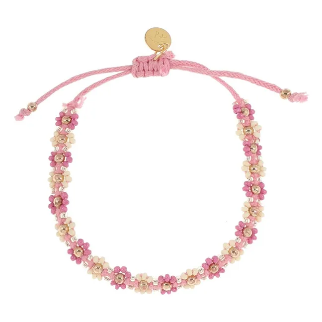 Pulsera de flores | Rosa