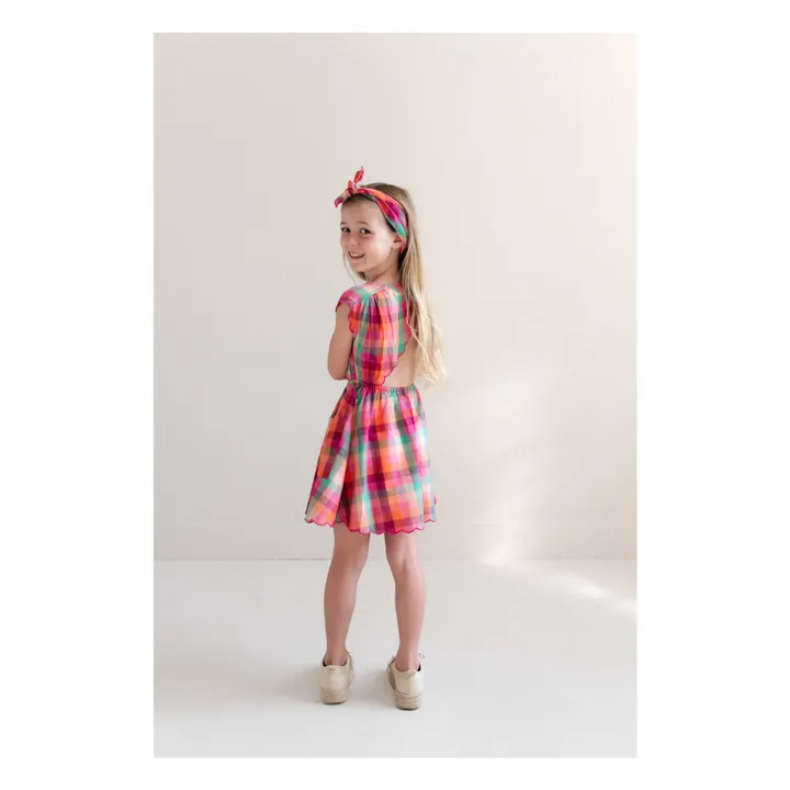 Vestido Kiki Algodón orgánico | Rosa Fushia- Imagen del producto n°2