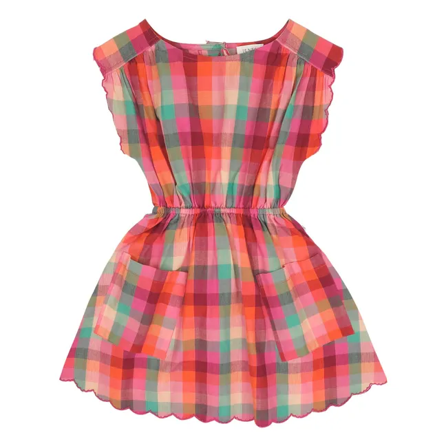 Vestido Kiki Algodón orgánico | Rosa Fushia