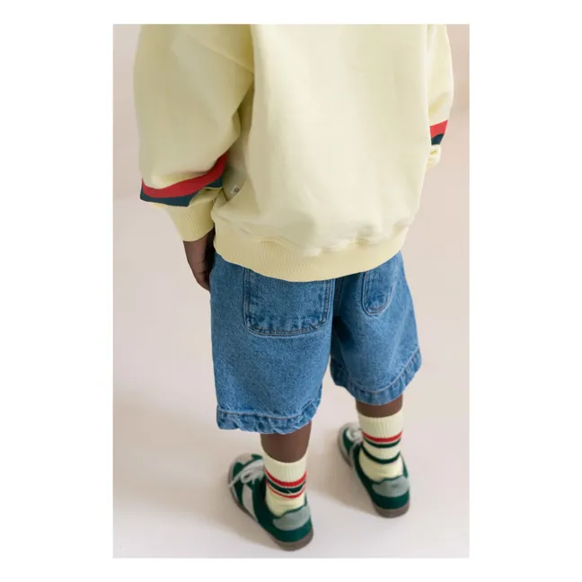 Chaussettes J Sport Coton Bio | Jaune pâle