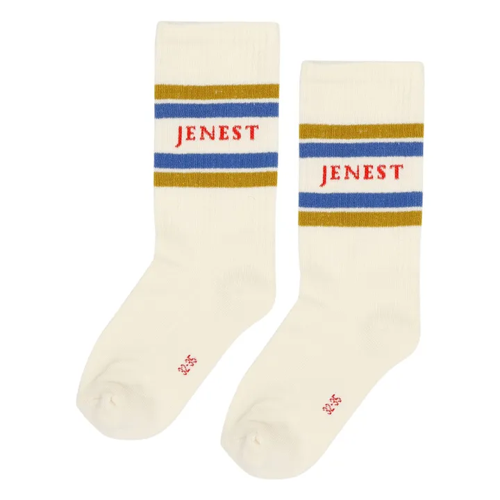 Calcetines de algodón ecológico Jenest Sport | Marfil- Imagen del producto n°0