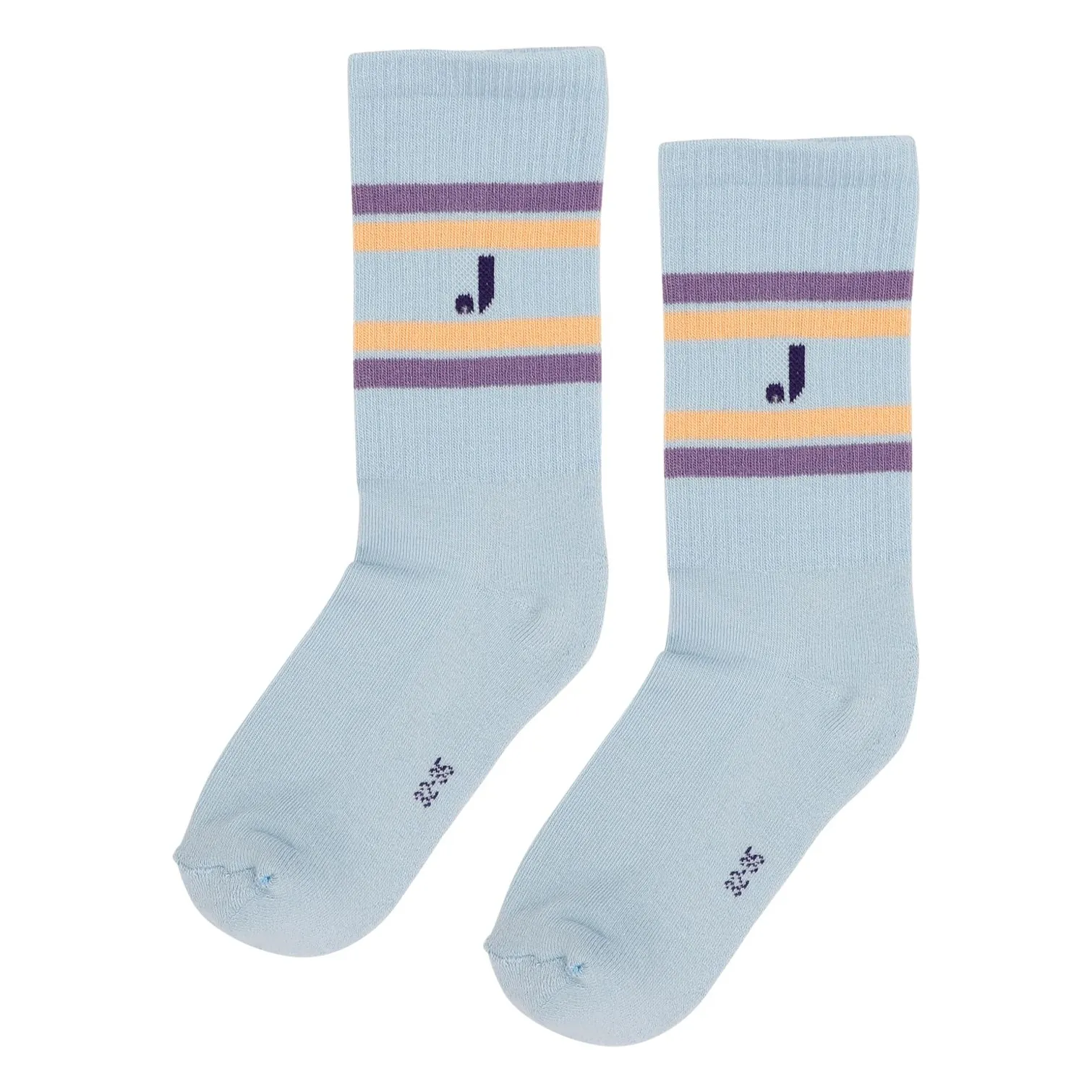 Jenest Light Blue J Sport Organic Cotton Socks