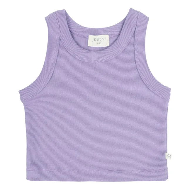 Camiseta de tirantes Bonnie Algodón orgánico | Lavanda