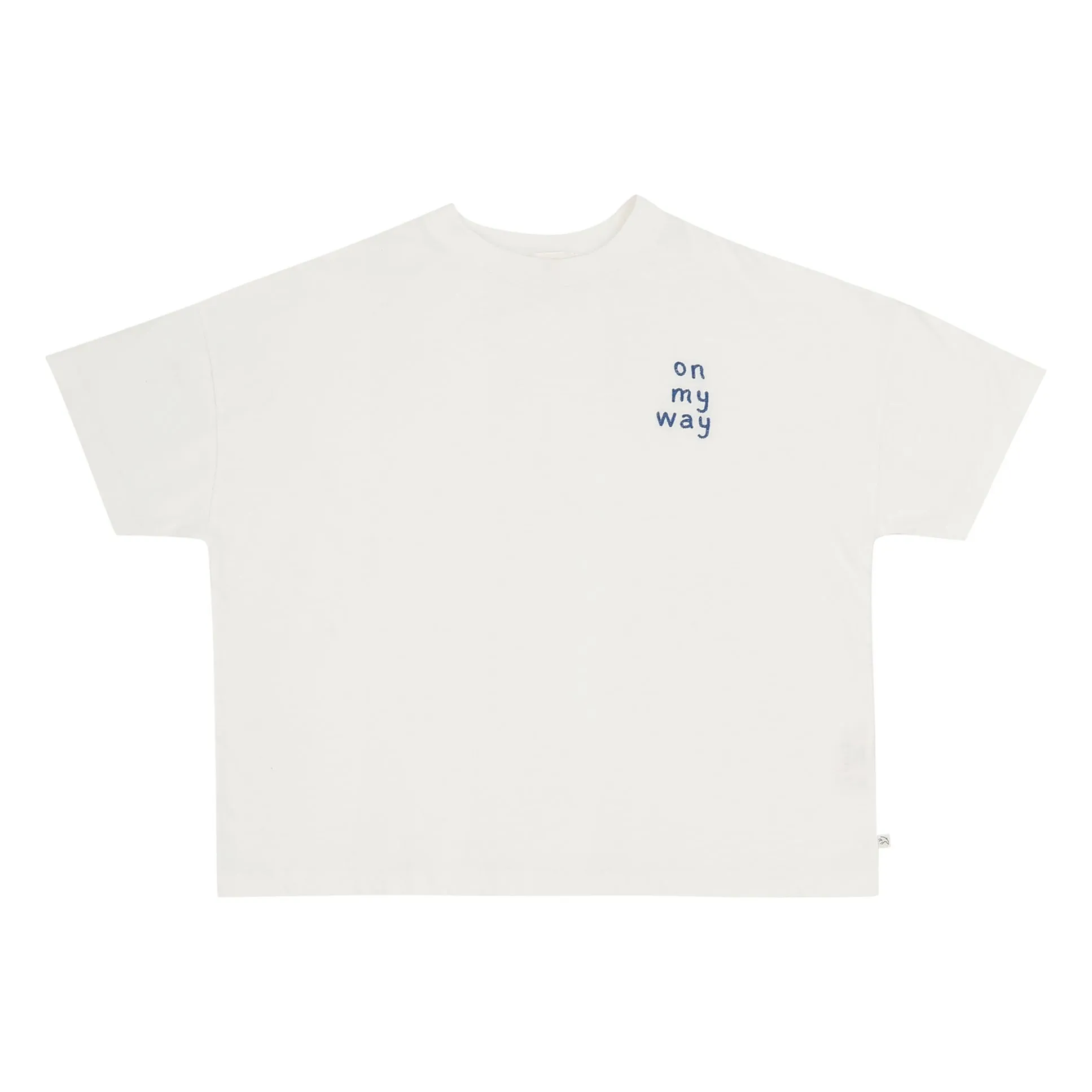 Jenest White Oversize T-Shirt Ben On My Way Organic Cotton