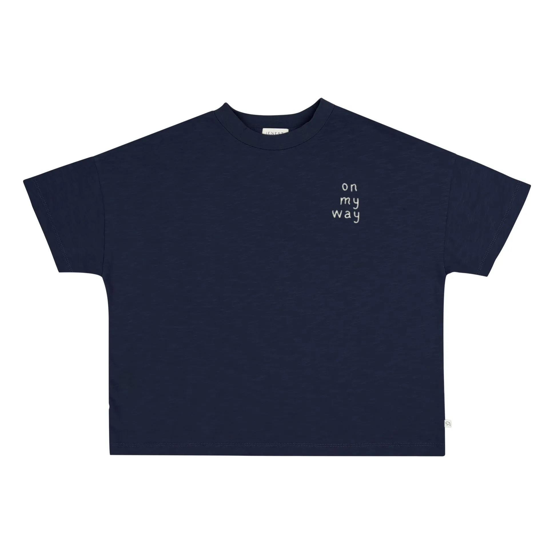 Jenest Midnight Blue Oversize T-Shirt Ben On My Way Organic Cotton