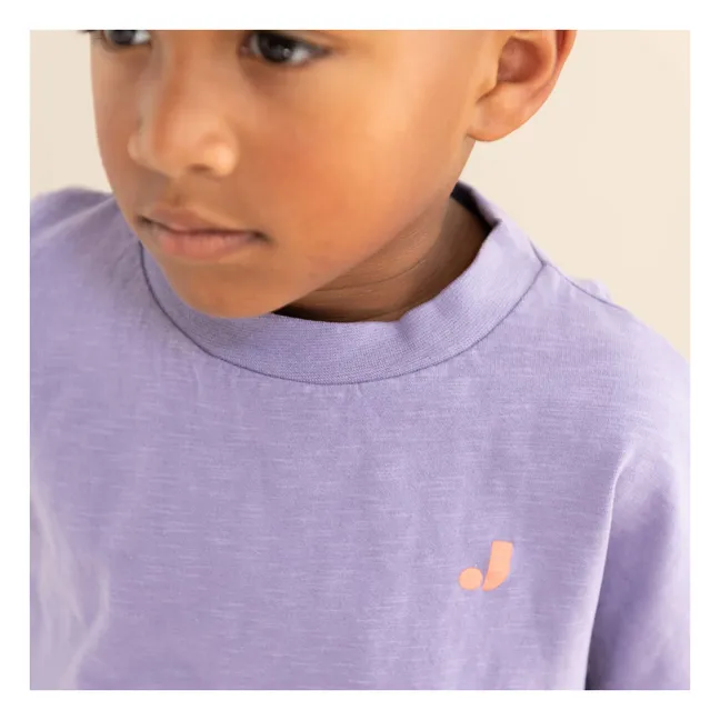 Camiseta oversize Ben En Route Algodón orgánico | Violeta