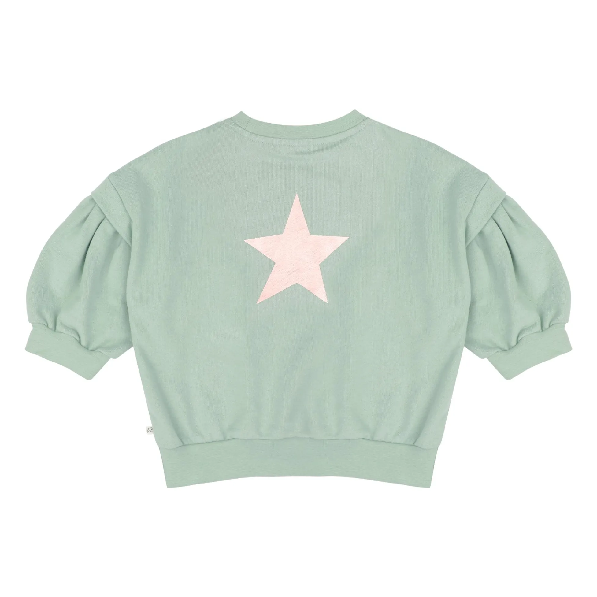 Jenest Almond Green Balloon Etoile Organic Cotton Sweatshirt