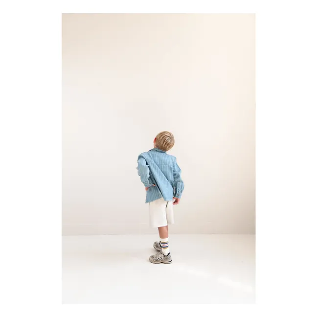 Pantalones cortos Xavi de algodón ecológico | Gris Claro