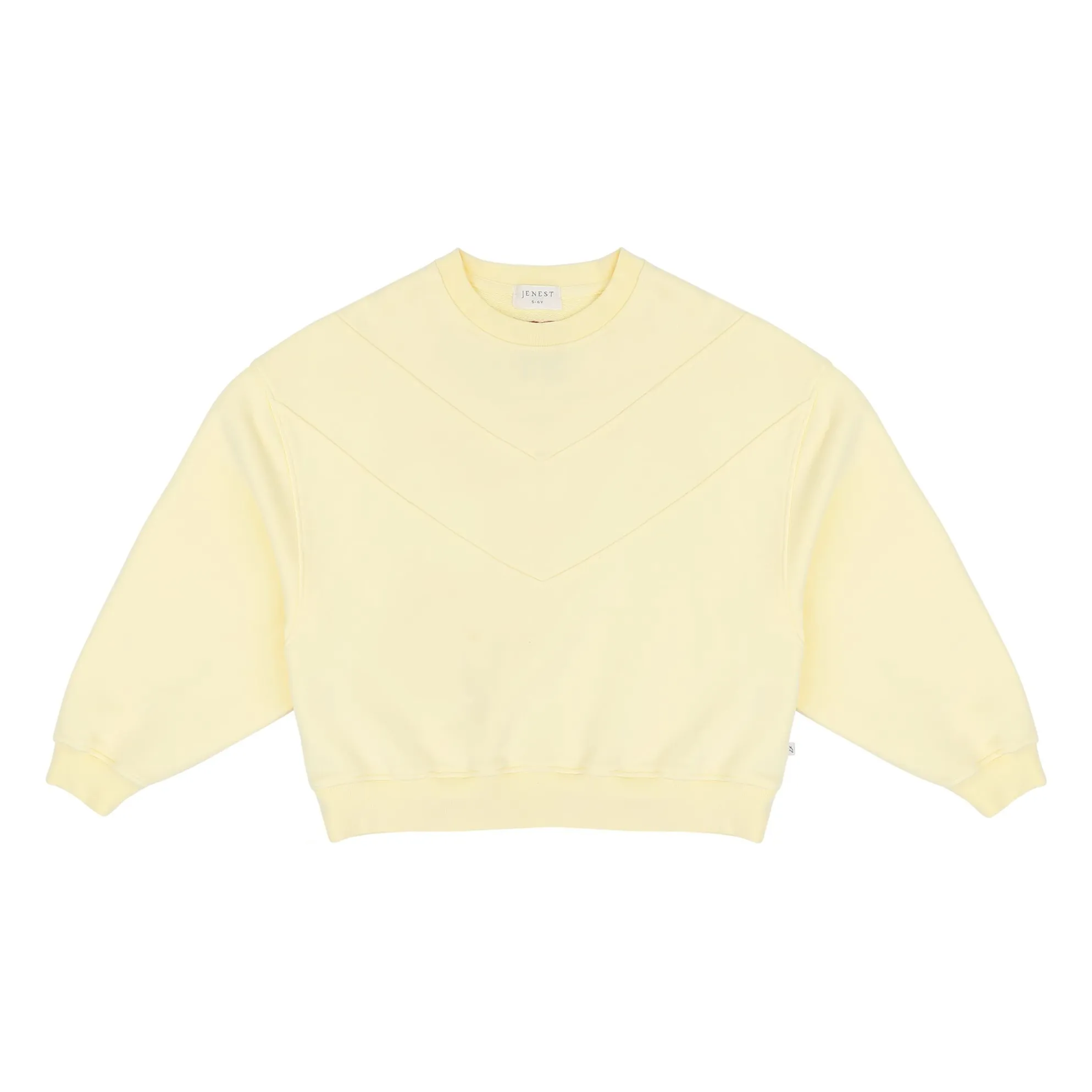 Jenest Pale Yellow Tammie Organic Cotton Sweatshirt