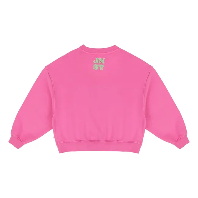 Sudadera Tammie de algodón orgánico | Rosa Fushia