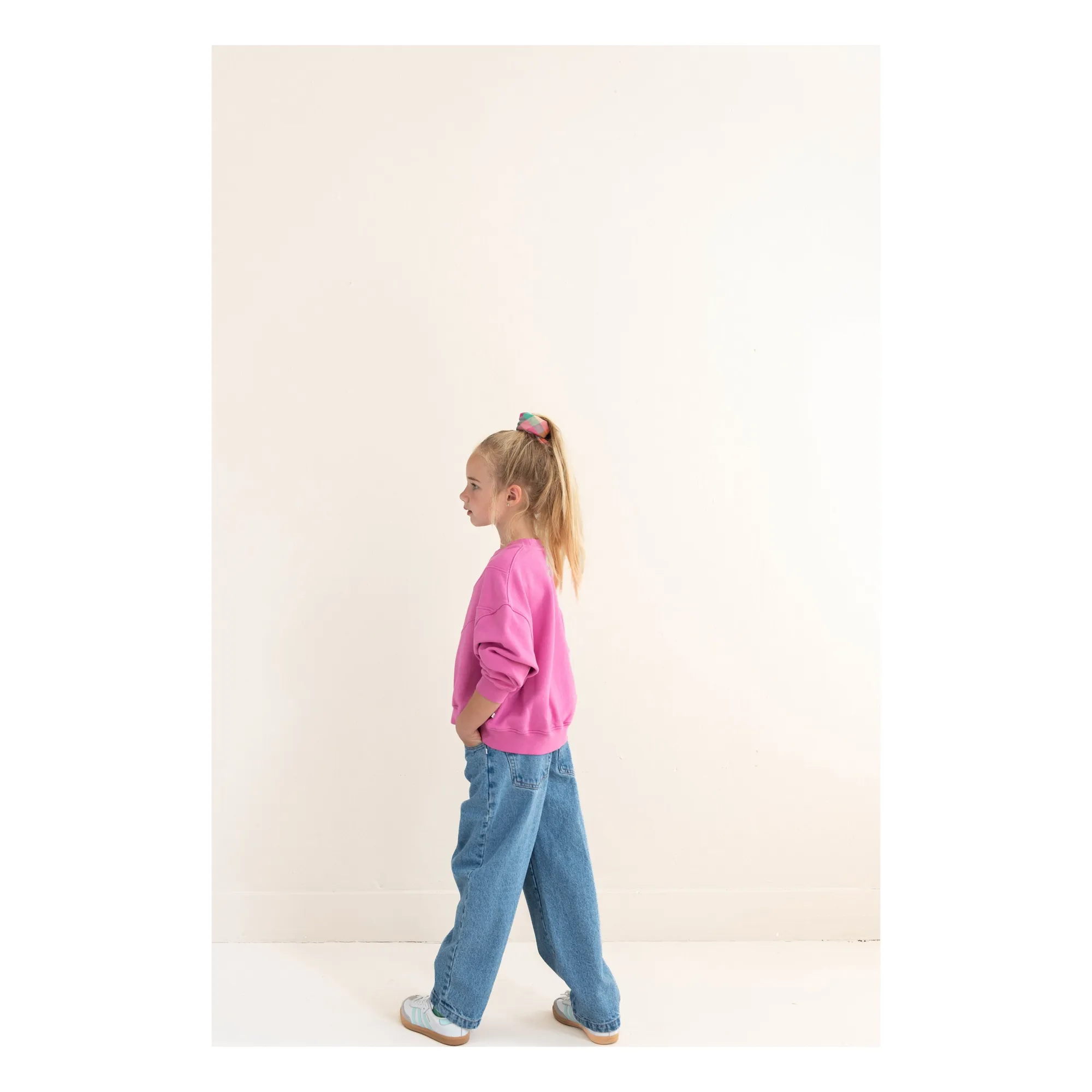 Sweat Tammie Coton Bio | Rose fuschia- Image produit n°4
